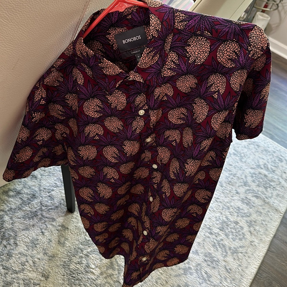 Bonobos pineapple riviera shirt